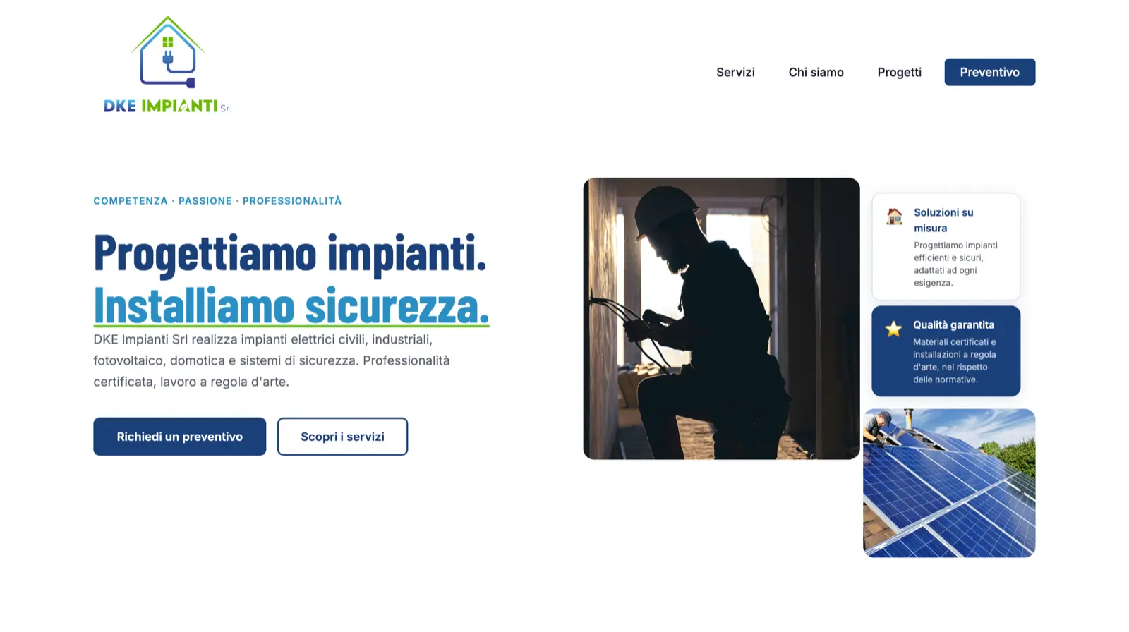 DKE impianti — screenshot 1 di 5