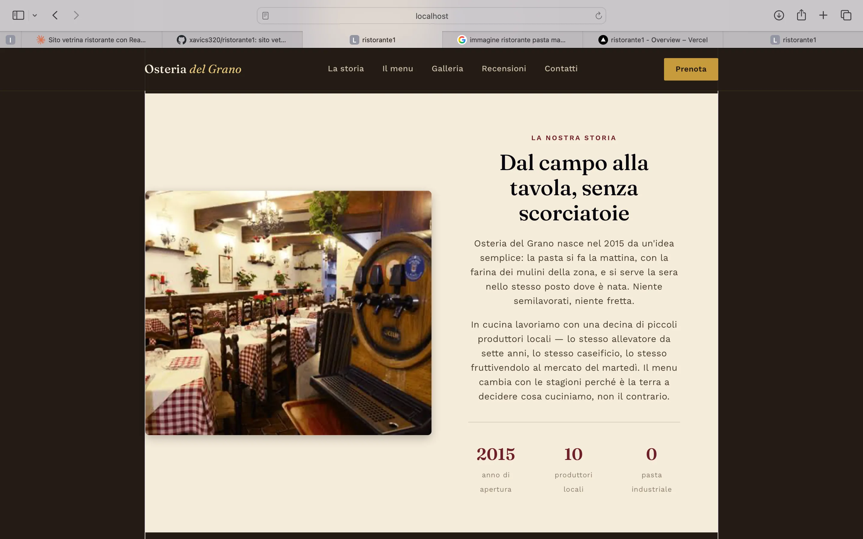 Osteria del Grano — anteprima 2